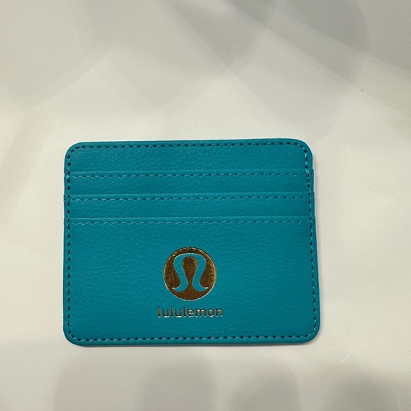 lululemon athletica Turquoise Card Holder - Picture 1 of 2